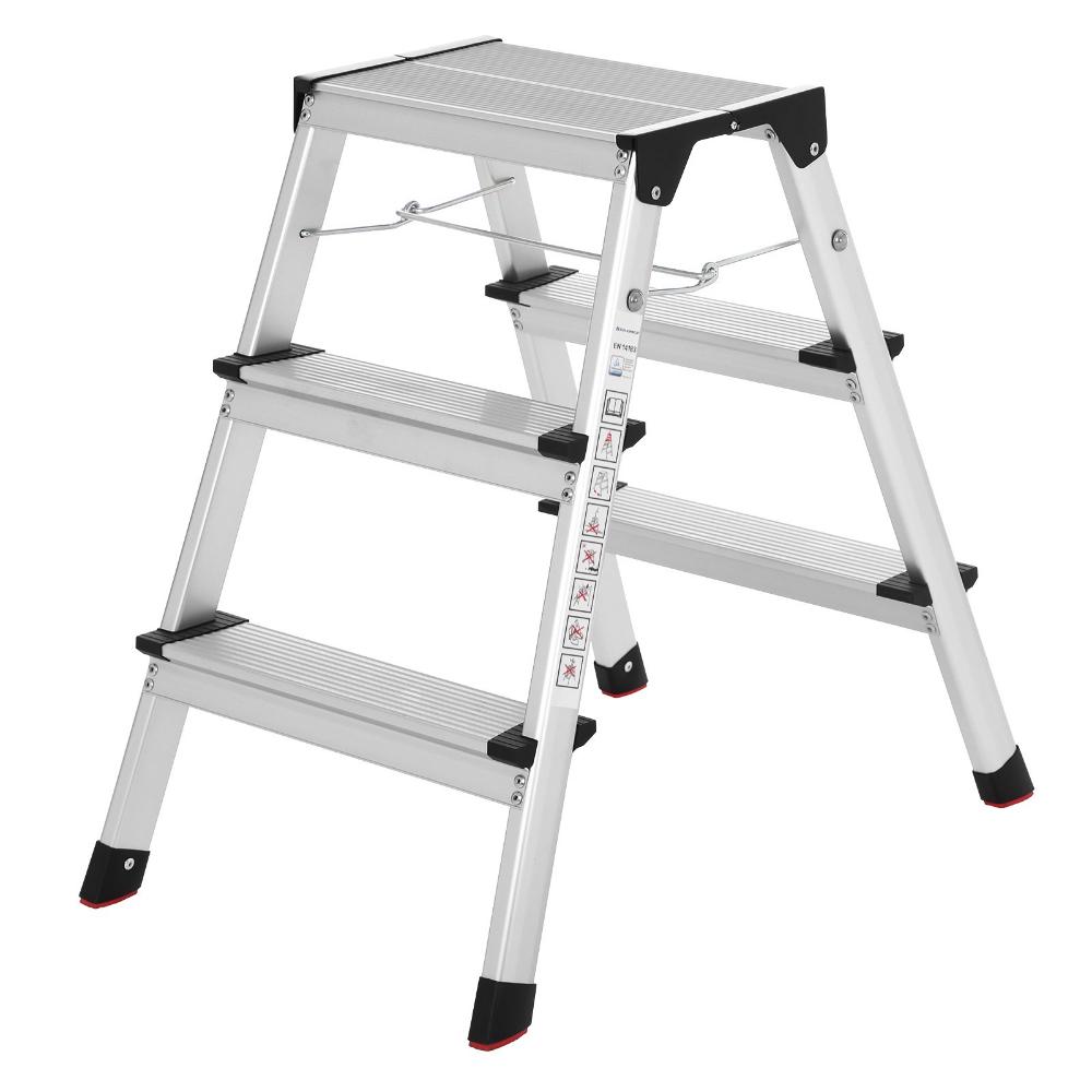 Songmics Σκαλοσκαμπό Αλουμινίου 3 Σκαλιών 62cm (GLT23K) (SNGGLT23K) - SCAX