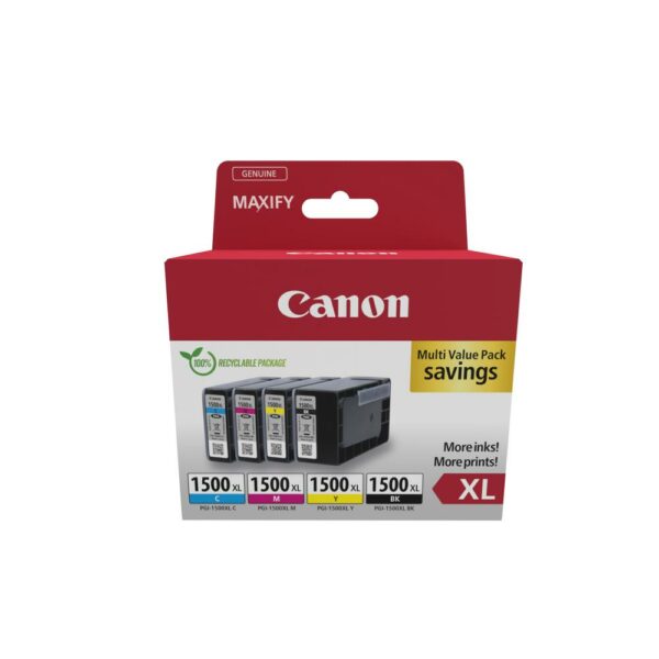 Canon Μελάνι Inkjet PGI-1500XL CMYK Multipack (9182B010) (CANPGI1500XLMP) - SCAX
