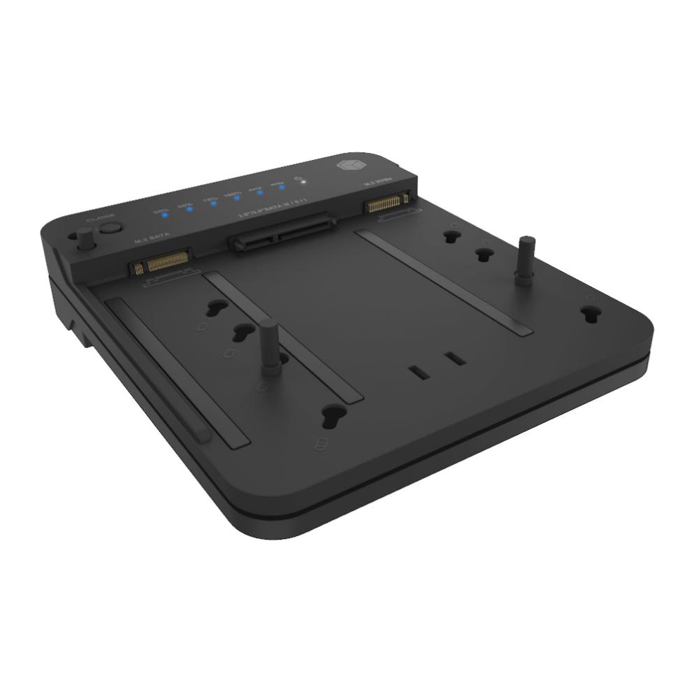 RaidSonic ICY BOX Docking Station για 2 Σκληρούς Δίσκους SATA 2.5" / 3.5" / M.2 (2230)" / M.2 (2242)" / M.2 (2260)" / M.2 (2280)" με σύνδεση USB 3.2 (IB-2915MSCL-C31) (RSCIB-2915MSCL-C31) - SCAX