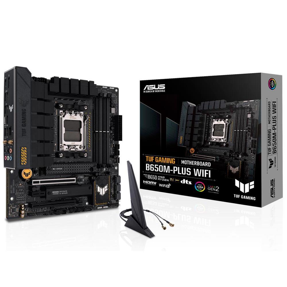 ASUS TUF GAMING B650M-PLUS WIFI AMD B650 Socket AM5 micro ATX (90MB1BF0-M0EAY0) (ASU90MB1BF0-M0EAY0) - SCAX