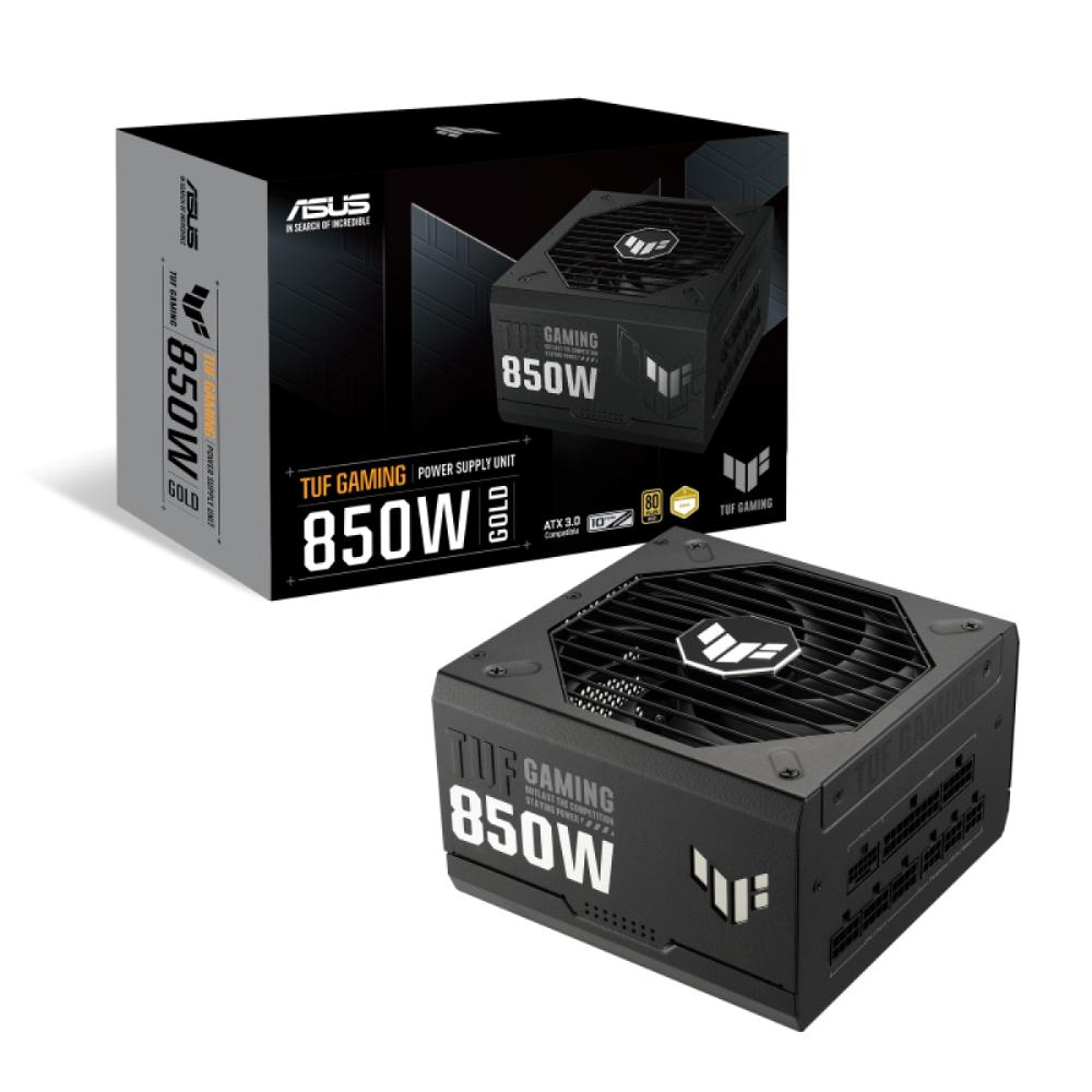 ASUS TUF Gaming 850W Gold power supply unit 24-pin ATX ATX Black (90YE00S2-B0NA00) (ASU90YE00S2-B0NA00) - SCAX