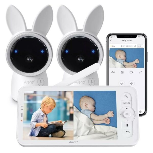 Arenti 2K Wi-Fi Video Baby Monitor Camera (AINANNY-CAM) (AREAINANNY-CAM) - SCAX