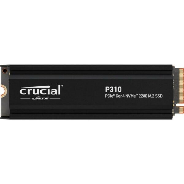 Crucial P310 Gen4 2280 2TB NVMe PCIe M.2 SSD mit Heatsink (CT2000P310SSD5) (CRUCT2000P310SSD5) - SCAX