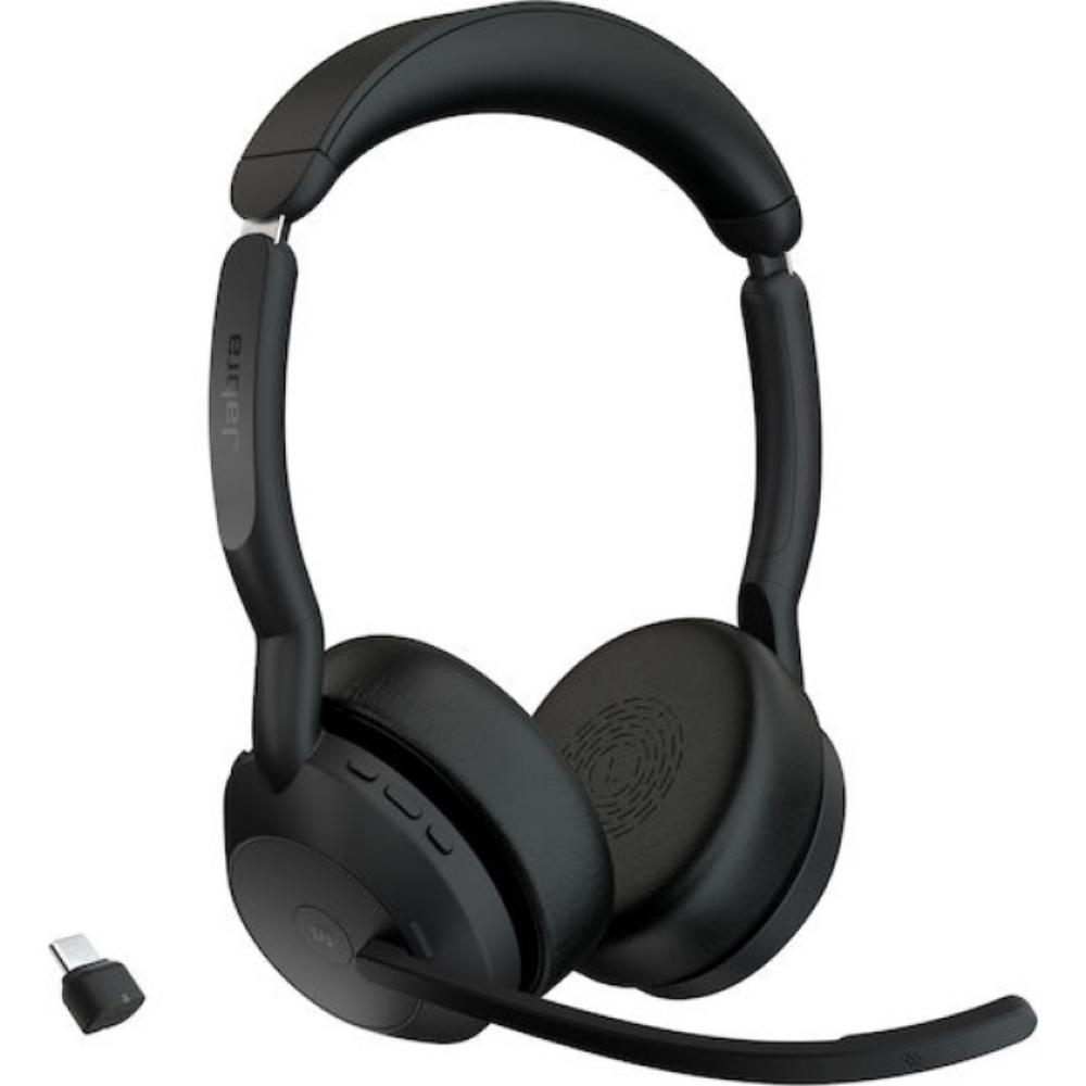 Jabra Headset Evolve2 55 MS Stereo Bluetooth USB-C (25599-999-899) (JAB25599-999-899) - SCAX