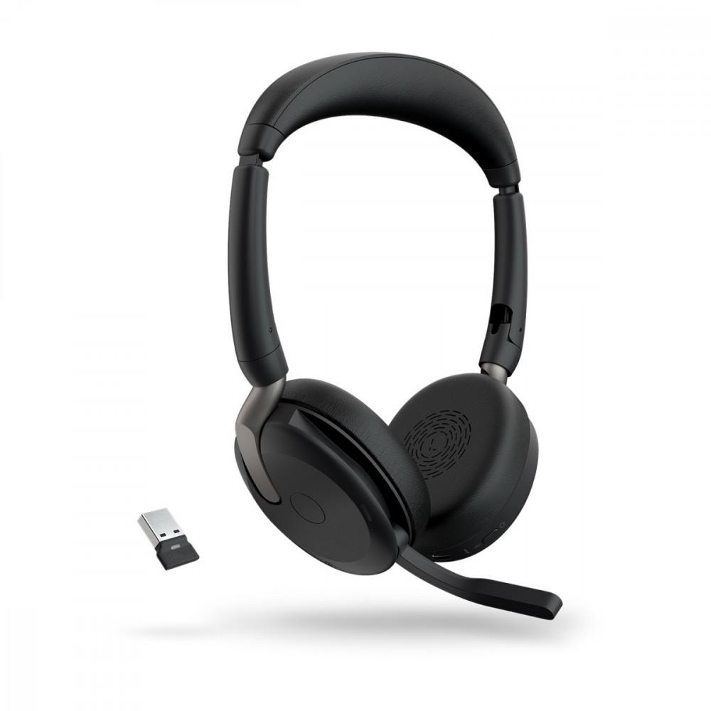 Jabra Headset Evolve2 65 Flex UC StereoBluetooth USB-A (26699-989-999) (JAB26699-989-999) - SCAX