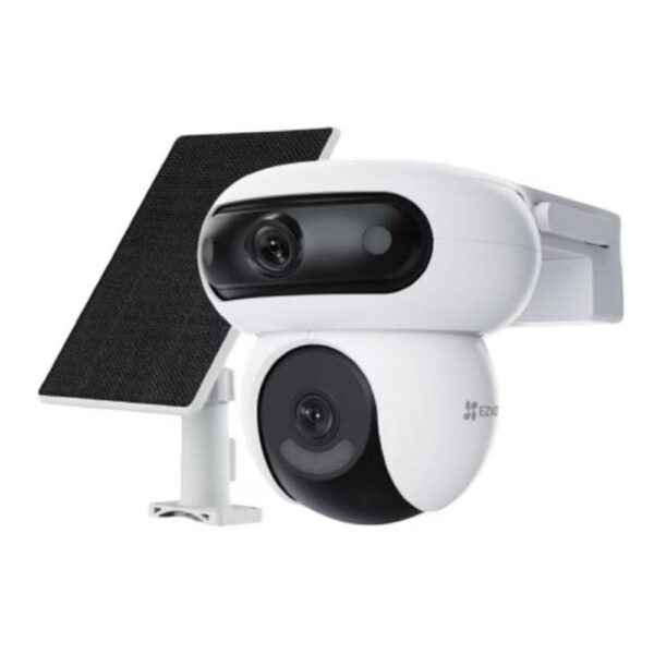 Ezviz Outdoor HB90x Dual 4G Kit Dual-Lens All-Day Recording 4G Camera + 8W Solar Panel (HB90X 4G Kit) - SCAX