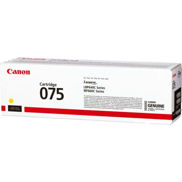 Canon LBP CRG075 Toner Yellow (6362C002) (CANCRG-075Y) - SCAX