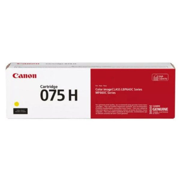 Canon LBP CRG075H High Capacity Toner Yellow (6366C002) (CANCRG-075HY) - SCAX
