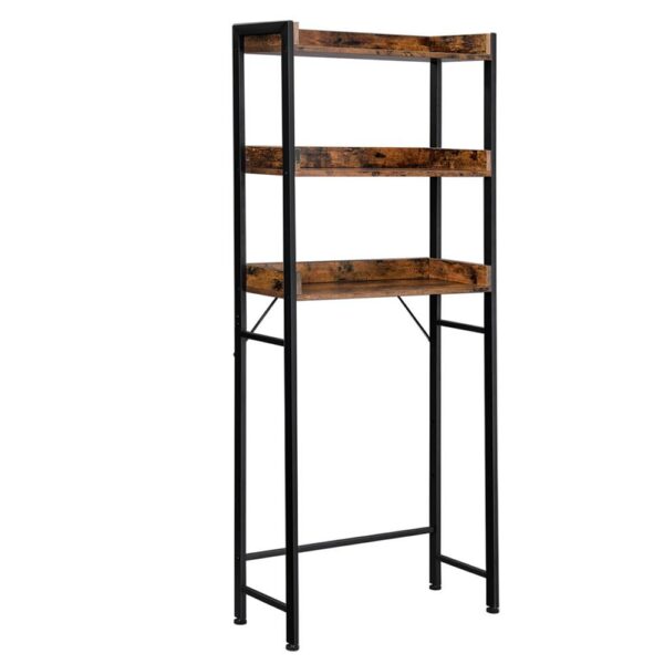 Vasagle Μεταλλική Εταζέρα Μπάνιου με 3 Ράφια 63 x 25 x 165 cm (BTS002B01) (VASBTS002B01) - SCAX