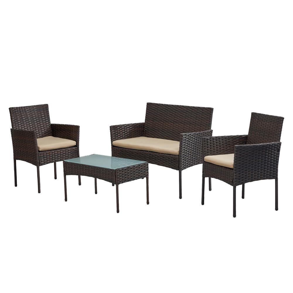 Songmics Έπιπλα Μπαλκονιού Lounge Set (GGF004K05) (SNGGGF004K05) - SCAX Songmics Έπιπλα Μπαλκονιού Lounge Set (GGF004K05) (SNGGGF004K05) - SCAX