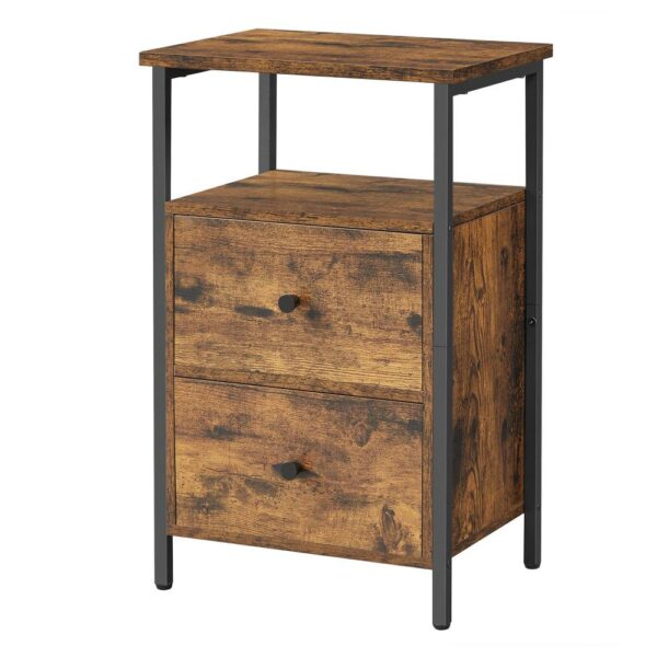Vasagle Bedside Table 38 x 28 x 60 cm (LET521B01) (VASLET521B01) - SCAX
