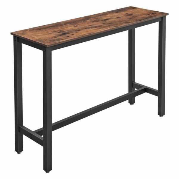 Vasagle Μεταλλικό Ορθογώνιο Τραπέζι - Bar 120 x 40 x 100 cm (LBT12X) (VASLBT12X) - SCAX