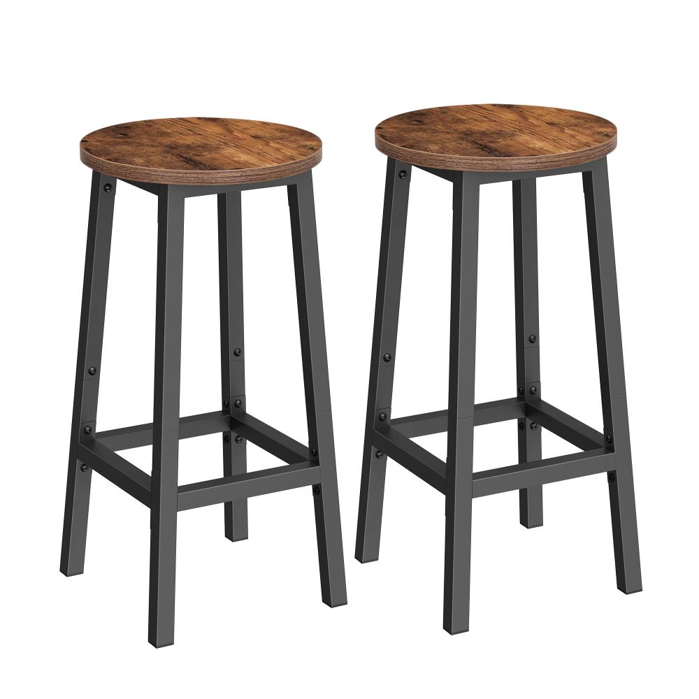 Vasagle Σετ Μεταλλικά Σκαμπό Bar 32 x 32 x 65 cm 2 τμ  (LBC32X) (VASLBC32X) - SCAX