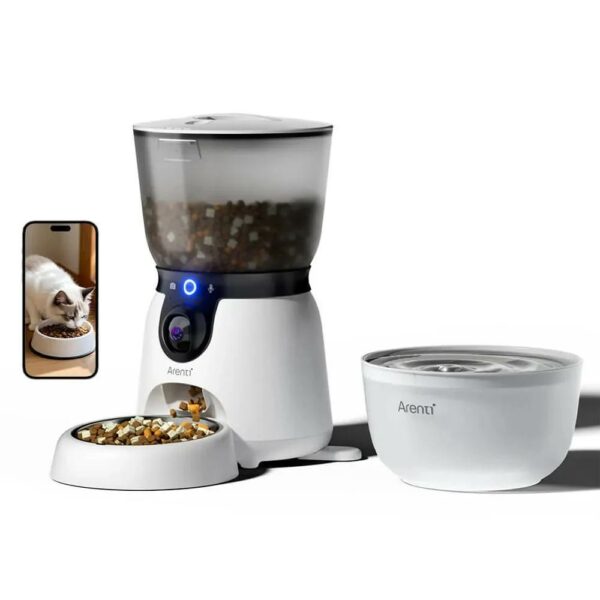 Arenti Pet Feeder2 Kit με Ενσωματωμένη Κάμερα 3MP & Smart Water Fountain (MS251220001) (AREMS251220001) - SCAX