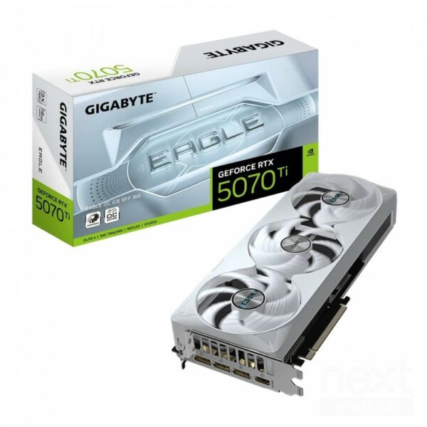 Gigabyte GeForce RTX 5070 Ti 16GB GDDR7 Eagle OC Ice SFF (GV-N507TEAGLEOC ICE-16GD) (GIGGV-N507TEAGLEOC ICE-16GD) - SCAX
