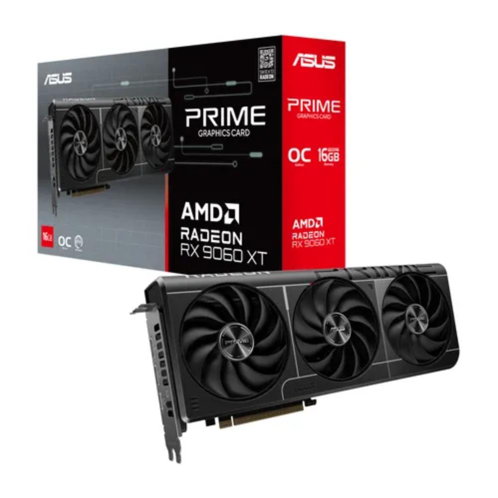 Asus Radeon RX 9060 XT 16GB GDDR6 Prime OC Edition (90YV0LF1-M0NA00) (ASU90YV0LF1-M0NA00) - SCAX
