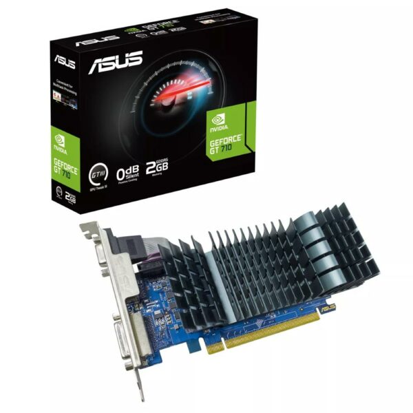 Asus GeForce GT 710 2GB GDDR3 Evo (90YV0ALA-M0NA00) (ASU90YV0ALA-M0NA00) - SCAX