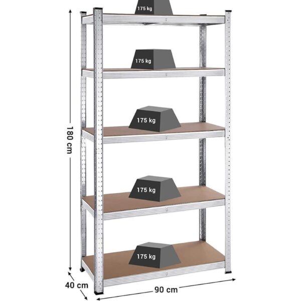 Songmics Ραφιέρα Dexion 180x90x40cm (GLR040E02) (SNGGLR040E02) - SCAX