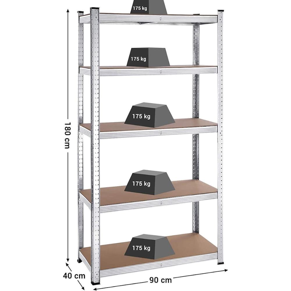 Songmics Ραφιέρα Dexion 180x90x40cm (GLR040E02) (SNGGLR040E02) - SCAX