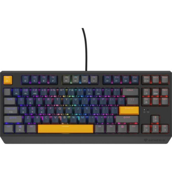 Genesis Gaming Keyboard Thor 230 Tkl Naval Blue Positive US RGB Mechanical Outemu Panda (NKG-2163) (GNSNKG-2163) - SCAX