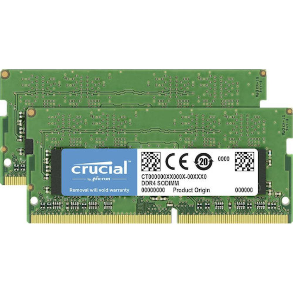Crucial DDR4-3200 Kit 32GB 2x16GB SODIMM CL22 8Gbit/16Gbit (CT2K16G4SFRA32A) (CRUCT2K16G4SFRA32A) - SCAX