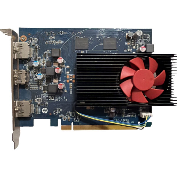 VGA 4GB DDR5 AMD RADEON RX550  2x DISPLAY PORT/1x HDMI PORT PCI-EX Refurbished