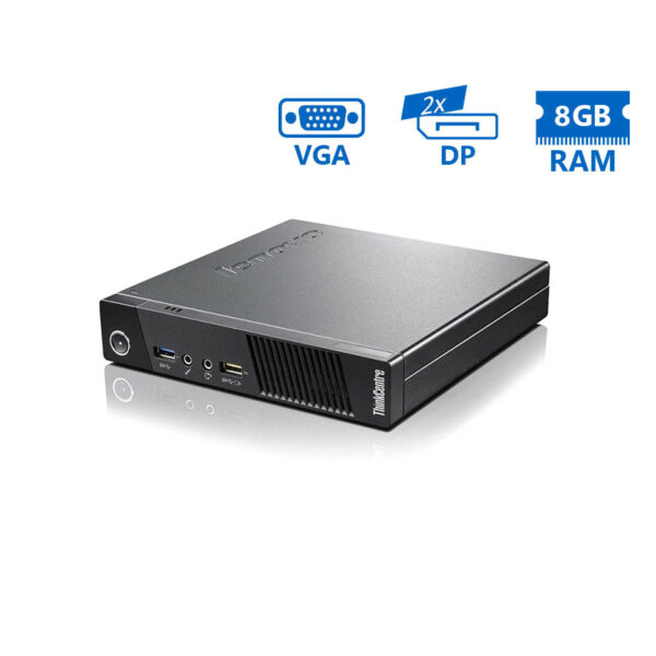 Lenovo ThinkCentre M83 Tiny i5-4570T/8GB DDR3/500GB/No ODD/8P Grade A Refurbished PC - SCAX