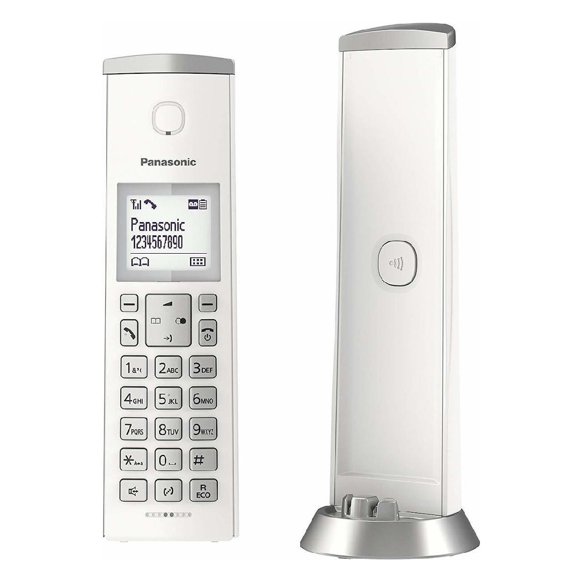 Ασύρματο Ψηφιακό Τηλέφωνο Panasonic KX-TGK210GRW Λευκό Φραγή ενοχλητικών Κλήσεων και Λειτουργία Eco - SCAX