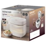Ατμομάγειρας Ρυζιού Sencor SRM 2000WH 2lt 500W με Ανοξείδωτο Κάδο - Image 2