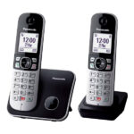 Ασύρματο Τηλέφωνο Panasonic KX-TG6852GRB Μαύρο - SCAX